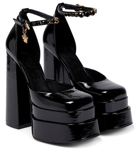 medusa aevitas platform pumps|versace medusa platform pumps.